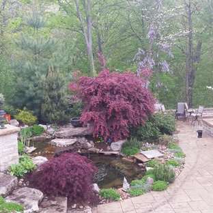 Réalisation d'un jardin tradition.