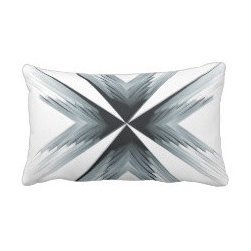 Blue Feather Star Throw Pillow - Decorative Pillows