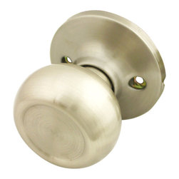 Cosmas - Cosmas 20 Series Satin Nickel Door Knob, Dummy (Inactive) - Doorknobs