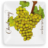 Wine Country 8" Plate, Set of 4 Sauvignon, Zinfandel, Cabernet, Chardonnay