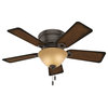 Hunter Fan Company 42" Conroy Onyx Bengal Ceiling Fan With Light