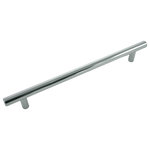 Laurey - Steel T-Bar Pull - Polished Chrome - 192mm c/c - 241mm o/a - Laurey is todays top brand of Decorative and Functional Cabinet Hardware!  Make your home sparkle with our Decorative Knobs and Pulls, or fix up your cabinets with our Functional Hardware!  Cabinets feel better when Laurey's on them!