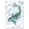 Koi With Bubbles 20 x 30 Canvas Wall Art