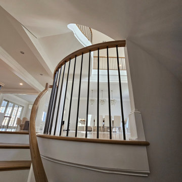 Project #116 | Elegant Curved Staircase