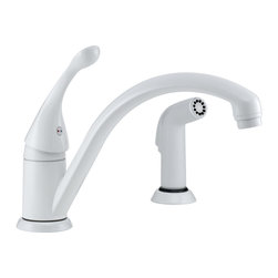 Delta Collins&trade; Single Handle Kitchen Faucet with Spray - Kitchen Faucets