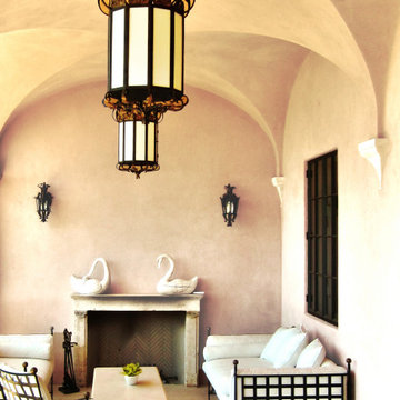 Carrera lime plaster with coral Lime Paint