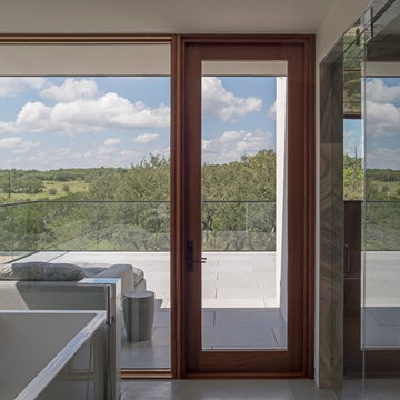 Master Bathroom and Terrace
