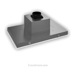 36&Prime; Savona White Ceiling Range Hood - Range Hoods And Vents