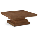 Meridian Furniture - Westmount Table, Walnut, Coffee Table - Bring impressive style and distinct beauty to your living room or family room with this Westmount Coffee Table. The striking walnut finish and refined design of this table are sure to captivate your guests' attention. The ash veneer construction of this piece ensures a perfect blend of elegance and sturdiness, making it a long-lasting addition to your home.