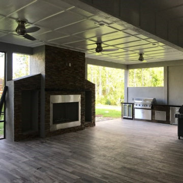 Peng covered lanai/ Summer kitchen
