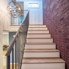 foyer ideas with cabinets/bookshelves