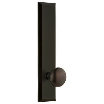 Fifth Avenue Tall Plate Privacy, Fifth Avenue Knob, Timeless Bronze, 803210