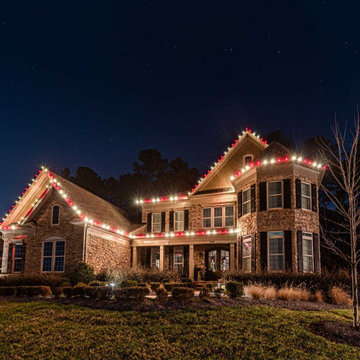 Christmas light installer