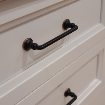 Oil-Rubbed Bronze Drawer Pulls, Redmond Kitchen