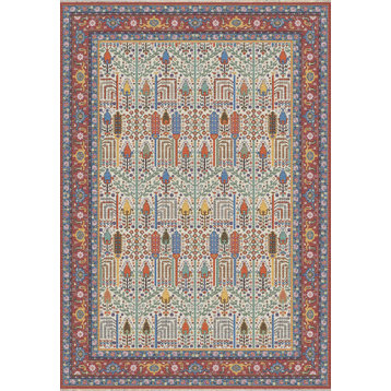 Dynamic Rugs Sirus Shrink Polyester Machine-Made Area Rug 7.10x10.8'