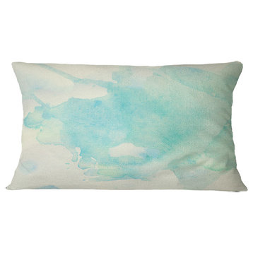 Stain of Imagination Abstract Throw Pillow, 12"x20"
