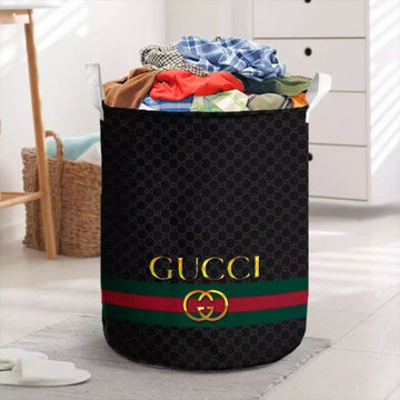 Black Gucci Laundry Basket