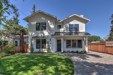 Example of a cottage exterior home design in San Francisco