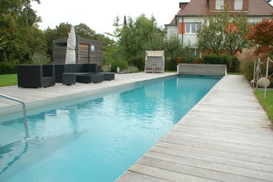 Design ideas for a pool in Stuttgart.