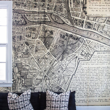 Paris Map Wallpaper