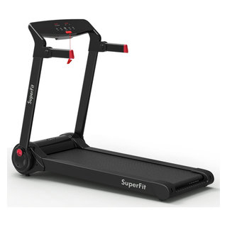Superfit 3Hp Folding Electric Treadmill Running Machine W/ Speaker - Home  Gym Equipment - by Dot & Bo | Houzz
