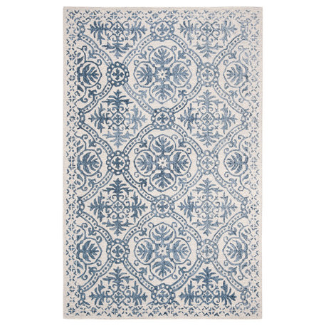 Safavieh Lauren Ralph Lauren Collection LRL6606 Rug, Navy/Ivory, 8'x10'