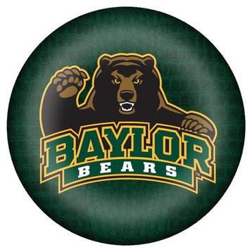 PW3110-Baylor Bears with Bear on Green Crock Paperweight
