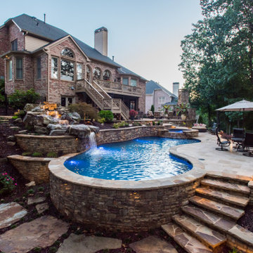 Free Form Swimming Pool: Dive into Timeless Elegance