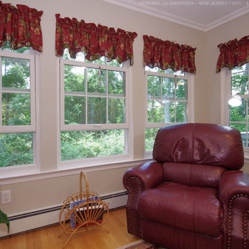 Comfortable Den with All New Double Hung Windows - Renewal by Andersen NJ / NYC