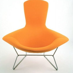 Bertoia Bird Chair with Full Cover - Armchairs And Accent Chairs