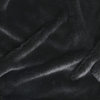 Faux Fur Bedrest Shell, Black, 28"x30" X17"