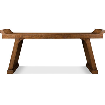 Suspension Console Table - Natural Brown