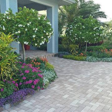 Layered flower beds