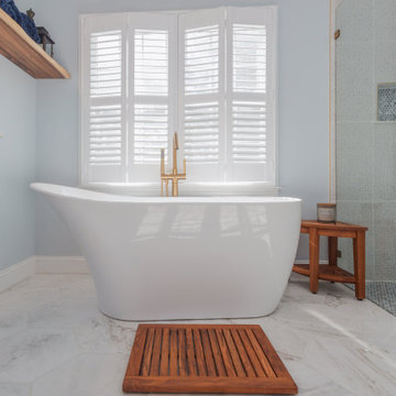 Urban Elegance Revived: Three-Story Townhome Transformation in Urbana, MD