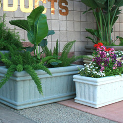 Concrete Tuscany Windowbox - Outdoor Pots And Planters