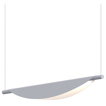 Tela LED Pendant, Dove Gray