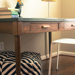 Midcentury desk graphite top - Furniture