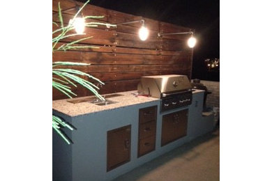 Trendy home design photo in Phoenix