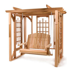 Cedar Pergola Swing Set - Products