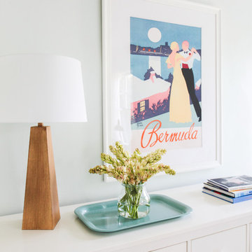 Modern Preppy Master Bedroom on a Budget in Sherman Oaks
