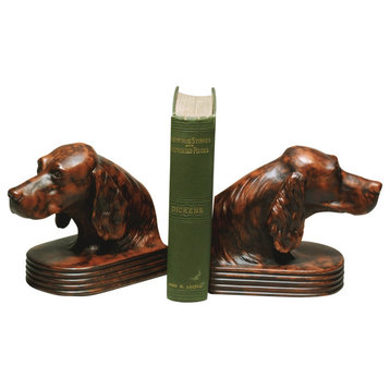 Large Setter Head Bookends