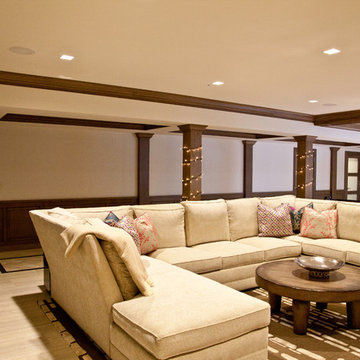 Entertaining Luxurious Lower Level Remodel