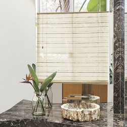 Smith and Noble Natural Woven Flat Fold Shades - Window Treatments