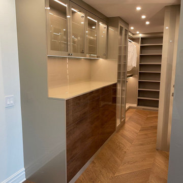 Walk-in with brillante Melamine