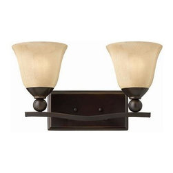 Hinkley Lighting - Hinkley Lighting Bolla 2 Light Bath Light, Olde Bronze - 5892OB - Bathroom Vanity Lighting