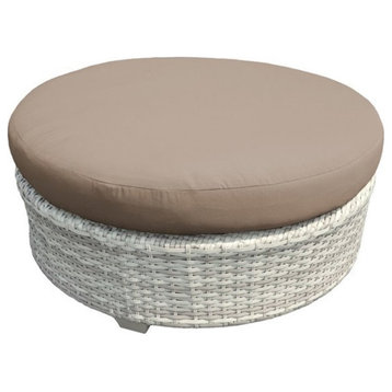 Fairmont Round Coffee Table in Wheat