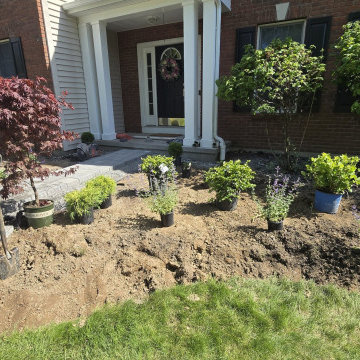 Front Yard Landscaping Overhaul in Delmar