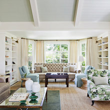Ceilings in Entrance, Family Rm & Kitchen, w/ Pure White Walls
