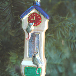 Grandfather Clock Ornament - Outdoor Holiday Decorations