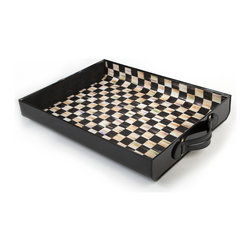 Terrific Tray- Black | MacKenzie-Childs - Serving Trays